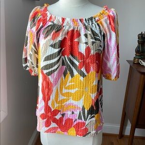 Floral Off-Shoulder Women's Top